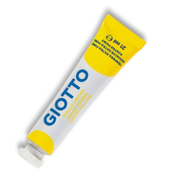 Tempera acrilica tubo 21 ml - Giallo limone - GIOTTO