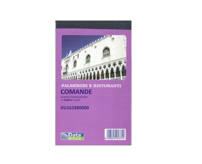 Comande - Alberghi/Ristoranti - Moduli autoricalcanti in triplice copia