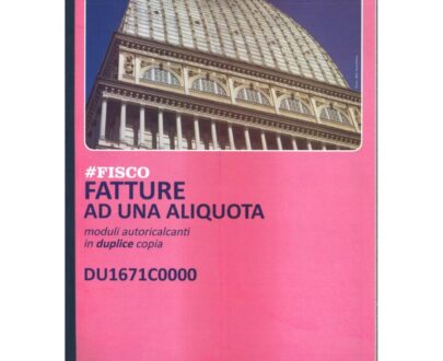 Fatture ad una aliquota in duplice copia