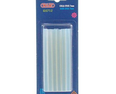 Confezione da 12 pz colla termica per pistola 7mm x 100mm - WILER