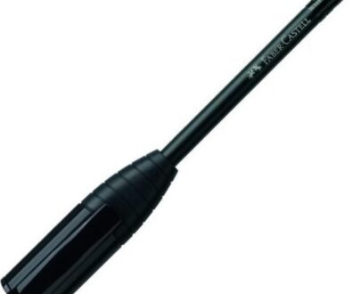 Matita con temperino e gomma - black- FABER-CASTEL