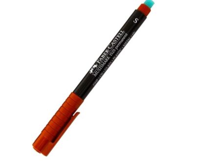 Penna multimarker con gomma superfine - Rosso - FABER- CASTELL