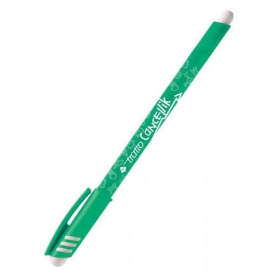 Penna a sfera cancellabile Cancellik 1 mm - Verde - TRATTO