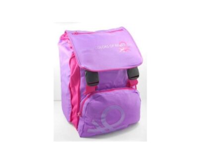 ZAINO ESTENSIBILE BENETTON COLORE BLU-VERDE/ROSA