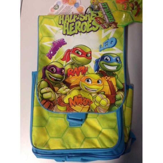 ZAINO SUPERSTAR TURTLES CON BLISTER CON PERSONAGGI -TU914000