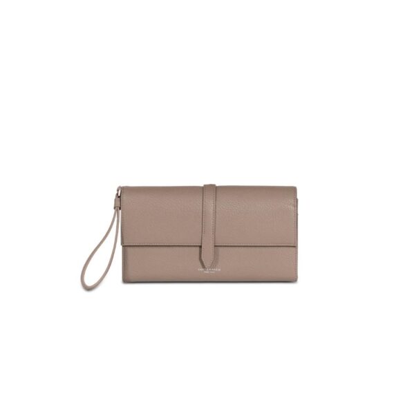 campo marzio - travel wallet grey (taupe)