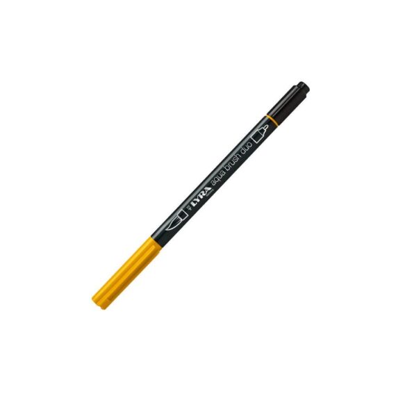 PENNARELLO LYRA AQUA BRUSH DUO - GIALLO DI CROMO SCURO