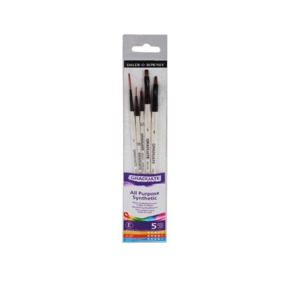 Set di pennelli laureati di Daler Rowney 5 PZ