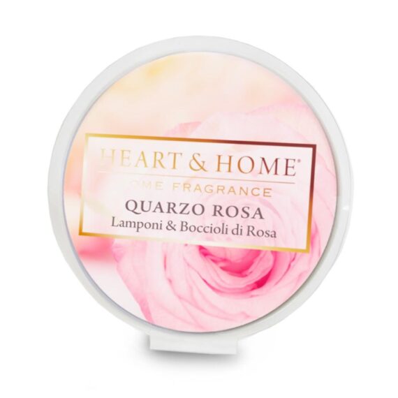 Cialda In Cera Di Soia Heart & Home - 26g quarzo rosa