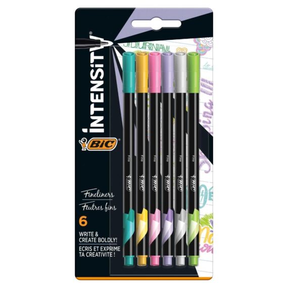 Bic Intensity Fineliners 0.4 mm 6PZ