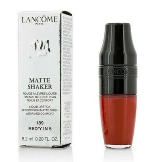 Lancome - Matte shaker liquid lipstick 189 red'y in 5