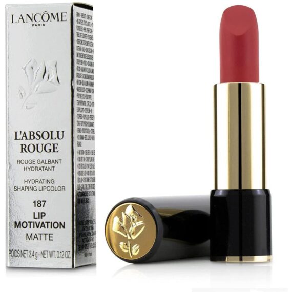 Lancome - L' absolu rouge hydrating shaping lipcolor 187 lip motivation matte