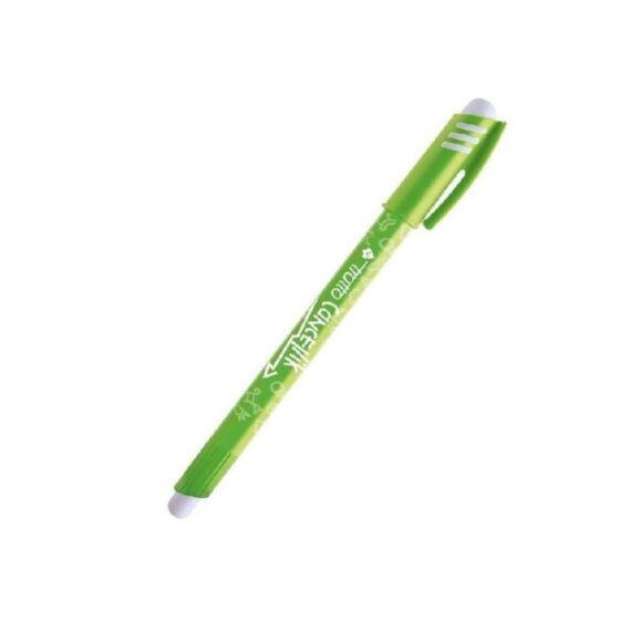 Penna a sfera cancellabile Cancellik 1 mm - Verde Chiaro - TRATTO