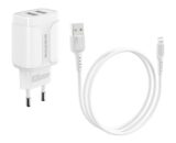 BOROFONE CARICATORE 2 PORTE USB  2