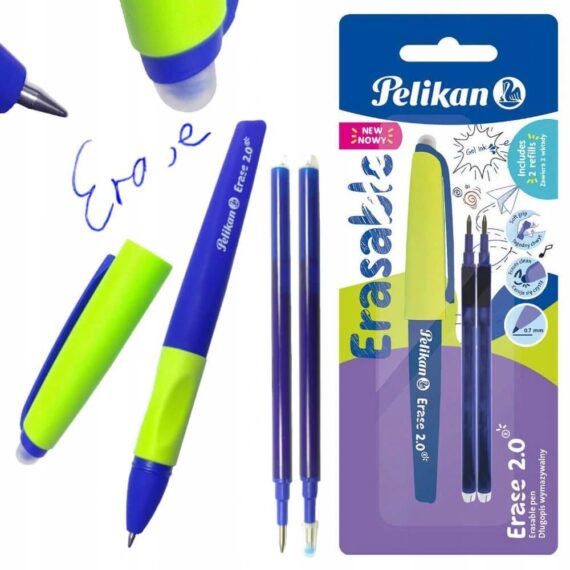 PENNA CANCELLABILE PELIKAN - BLU