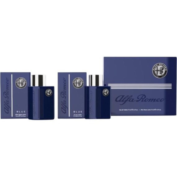 ALFA ROMEO BLUE GIFT SETS 75 ml EDT + AS 75 ml BOXED