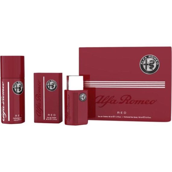 ALFA ROMEO RED GIFT SETS 40 ml EDT + Deo Spray 150 ml BOXED