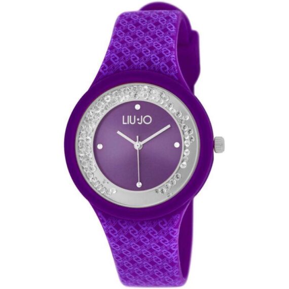 Orologio Donna Cinturino In Gomma - Viola /LJ