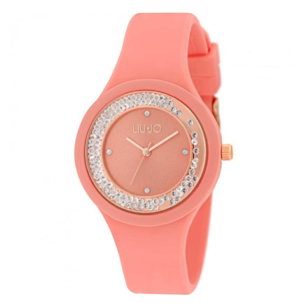 Orologio Donna Cinturino In Gomma - Rosa Salmone