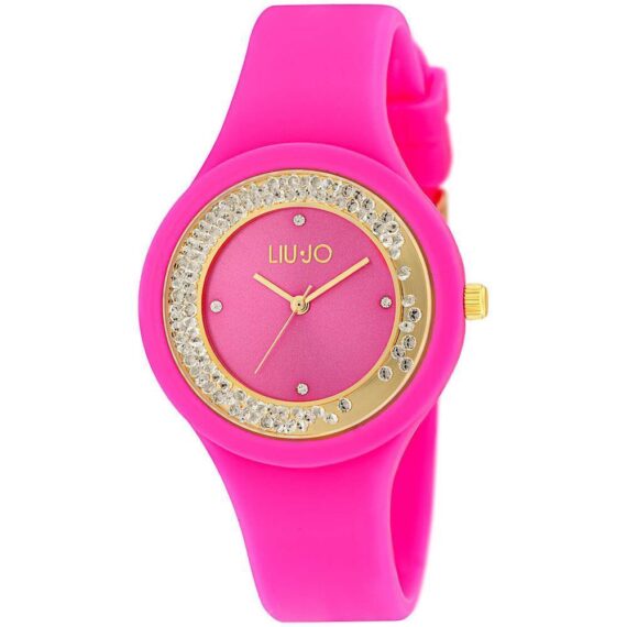 Orologio Donna Cinturino In Gomma - Rosa Fluorescente