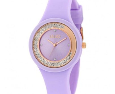 Orologio Donna Cinturino In Gomma - Lilla