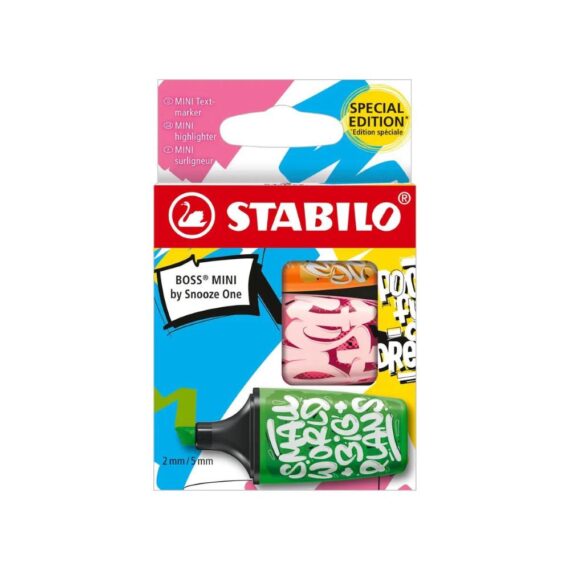 STABILO BOSS MINI SNOOZE 3PZ