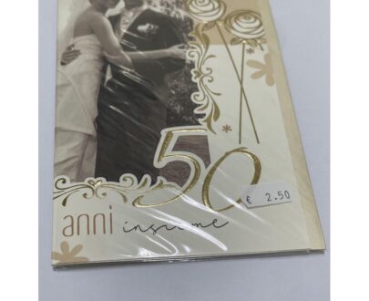 BIGLIETTI ANNIVERSARIO 50 ANNI - CROMO